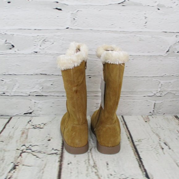 Universal Thread Suede Shearling Boots - Picture 5 of 9